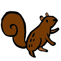 Illustration of a squirrel